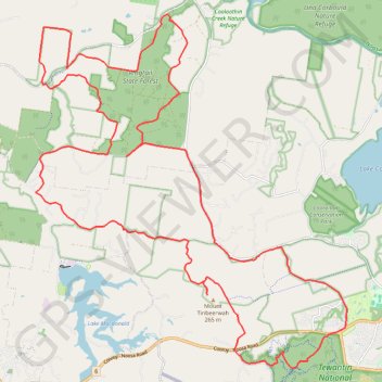 Tinbeerwah - Tewantin National Park - Ringtail State Forest GPS track, route, trail