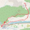 2024 03 22 - lacs et citadelle d'Entrevaux giga GPS track, route, trail