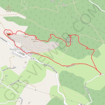 Roquefixade GPS track, route, trail