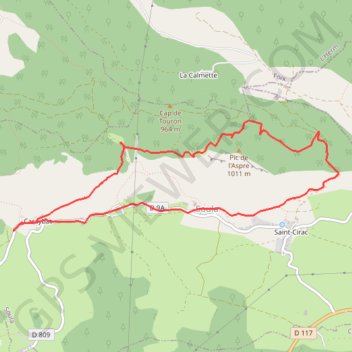 Le sentier des Dolomies - Caraybat - Soula GPS track, route, trail
