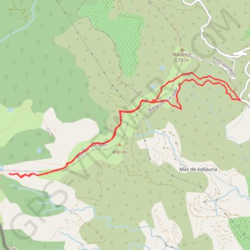 Pic de sallfort GPS track, route, trail
