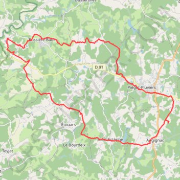 St Estephe 36 kms GPS track, route, trail