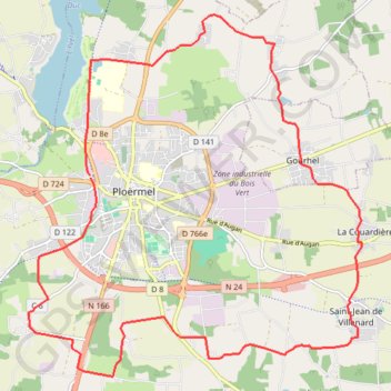 Ploërmel - Gourhel GPS track, route, trail