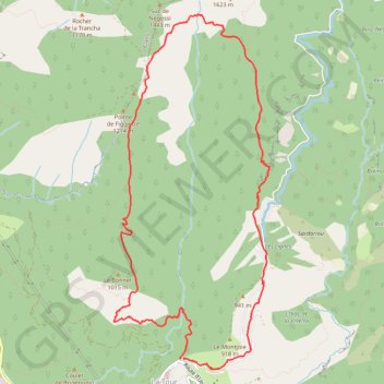 Circuit de Mangiarde GPS track, route, trail
