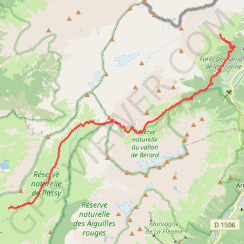 Tour du Buet et des Fiz Jour 3 GPS track, route, trail