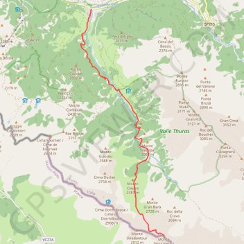 Pic de Terre Noire GPS track, route, trail