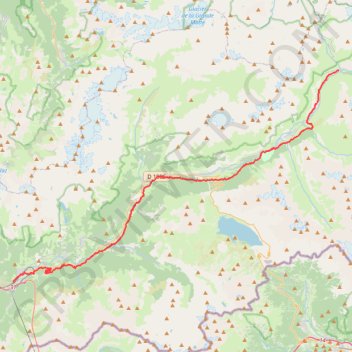 Chemin du Petit Bonheur, Modane - Bonneval sur Arc GPS track, route, trail