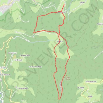 Les Egaux - Le Plateau de la Barbanche GPS track, route, trail