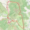 Baronnies - Gorges du Leoux - Rocher Vautours GPS track, route, trail