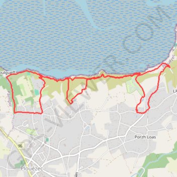 Port-Lazo GPS track, route, trail