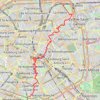 Traversée de Paris (Nord-Sud) (2020) GPS track, route, trail