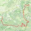 160 kms de Florac jour 2 GPS track, route, trail
