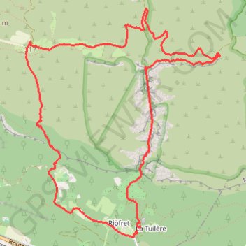 Gorges du regalon GPS track, route, trail