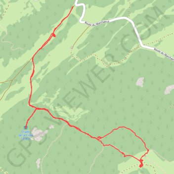 Sèche de Gimel GPS track, route, trail