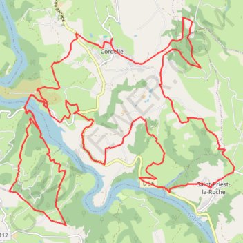Rando de la 1ère Violette - Cordelle GPS track, route, trail
