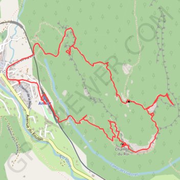 Rando grès d'Annot GPS track, route, trail