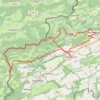 Vallée du Doubs Bike GPS track, route, trail