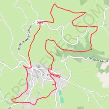 La vallée du Racamiole - Crémeaux GPS track, route, trail