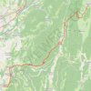 GTV - Tour du Vercors à pied - Saint-Laurent-en-Royans - Autrans GPS track, route, trail