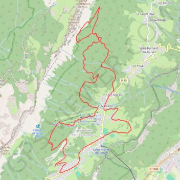 Petites Roches GPS track, route, trail