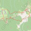 Crêt de la Perdrix (42) - Massif du Pilat GPS track, route, trail