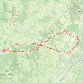De Autun à Saint-Romain et la suite GPS track, route, trail