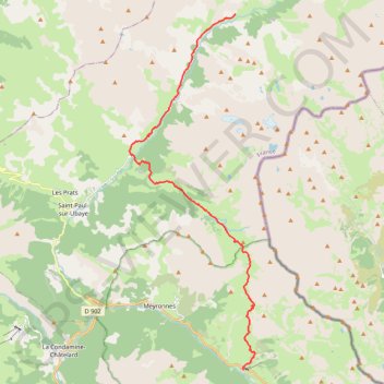 Traversée des Alpes - Étape 22 GPS track, route, trail