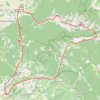 Couleur lavande GPS track, route, trail