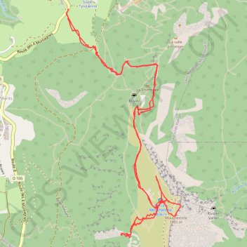 Vercors - Le Moucherotte depuis Saint Nizier GPS track, route, trail