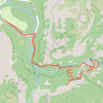 Vernal Fall and Clark Point Loop GPS track, route, trail