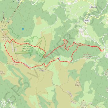 Courreau - Renat - Colleigne - La Richarde - Garnier GPS track, route, trail