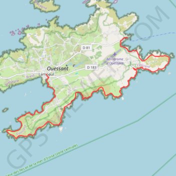 Ouessant J2 GPS track, route, trail