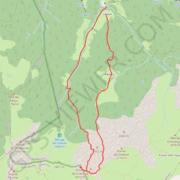Pointe de Chavasse GPS track, route, trail
