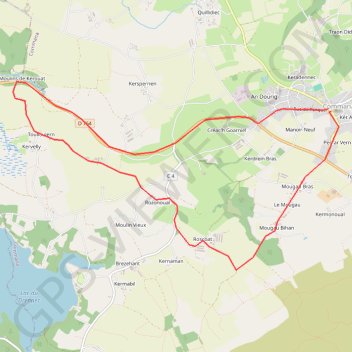 Circuit du patrimoine - Commana GPS track, route, trail