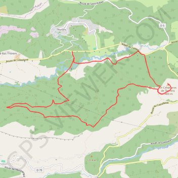Château du Castellaras de Thorenc GPS track, route, trail