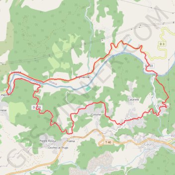 La Suarellaise - Course pédestre à Eccica Suarella GPS track, route, trail