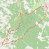 Nadaillac - Le Gouffre de Leyge GPS track, route, trail