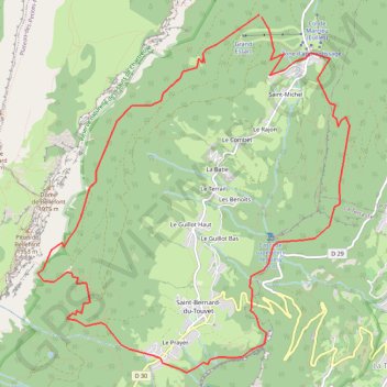 Tour des Petites Roches GPS track, route, trail