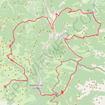 Bagnères de Luchon - Peyragudes GPS track, route, trail
