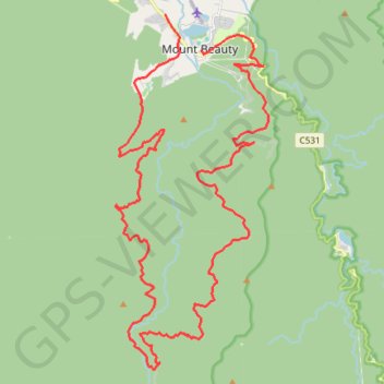West Kiewa Valley Loop GPS track, route, trail