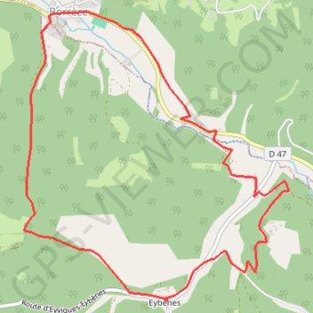 Boucle des moulins Salignac GPS track, route, trail