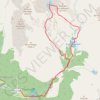 Lacs Bessons - Refuge de Cougourde GPS track, route, trail