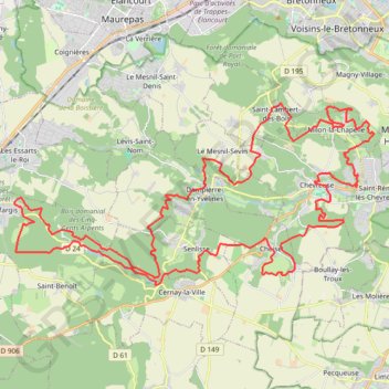 Rallye de Choisel GPS track, route, trail
