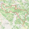 Pontaroux 52 kms GPS track, route, trail