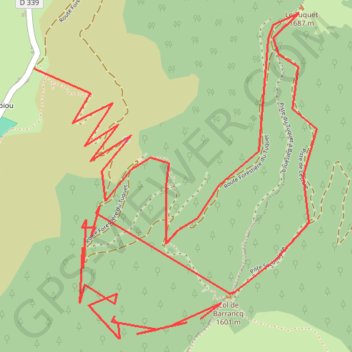 Le Tuquet GPS track, route, trail