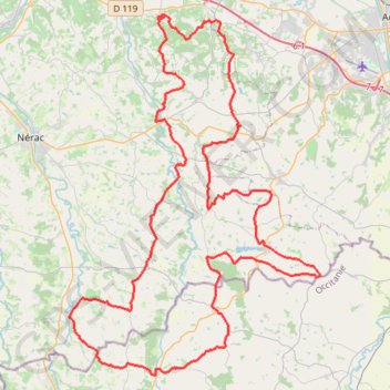Circuit des Coteaux de Gascogne - Francescas GPS track, route, trail