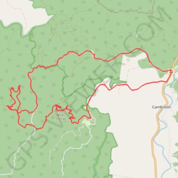 Charlie Moreland - Summer Falls - Mount Allan GPS track, route, trail