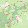 Autour de Molles GPS track, route, trail