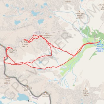 Petite Fache GPS track, route, trail