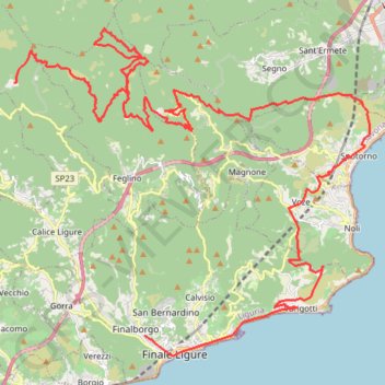 J7_Base-FinaleLigure GPS track, route, trail